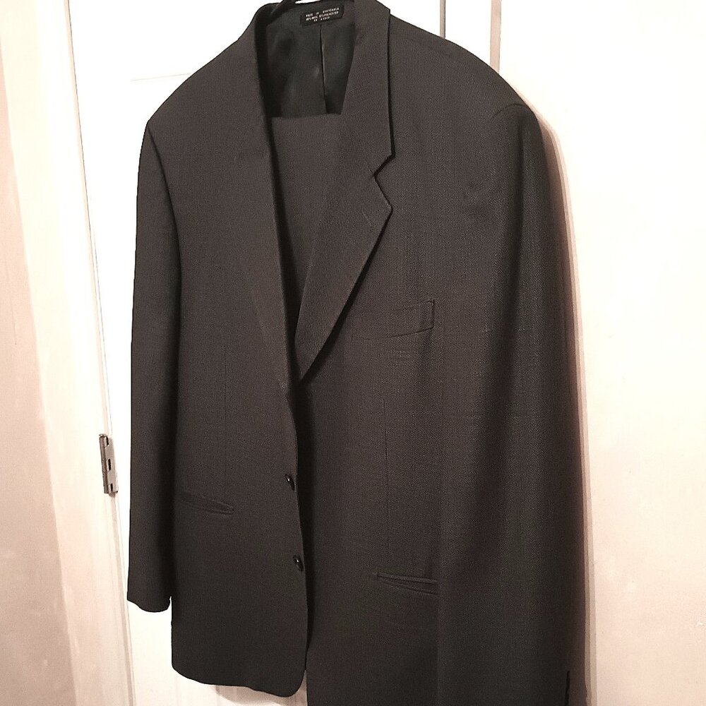 Caumont Men 2 Piece Dark Gray Suit          42 Short